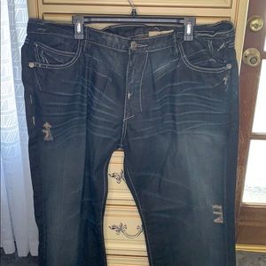 Men’s Monarchy distressed relaxed fit jeans